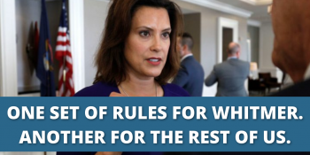 Tell Whitmer: Follow Your Own Rules!